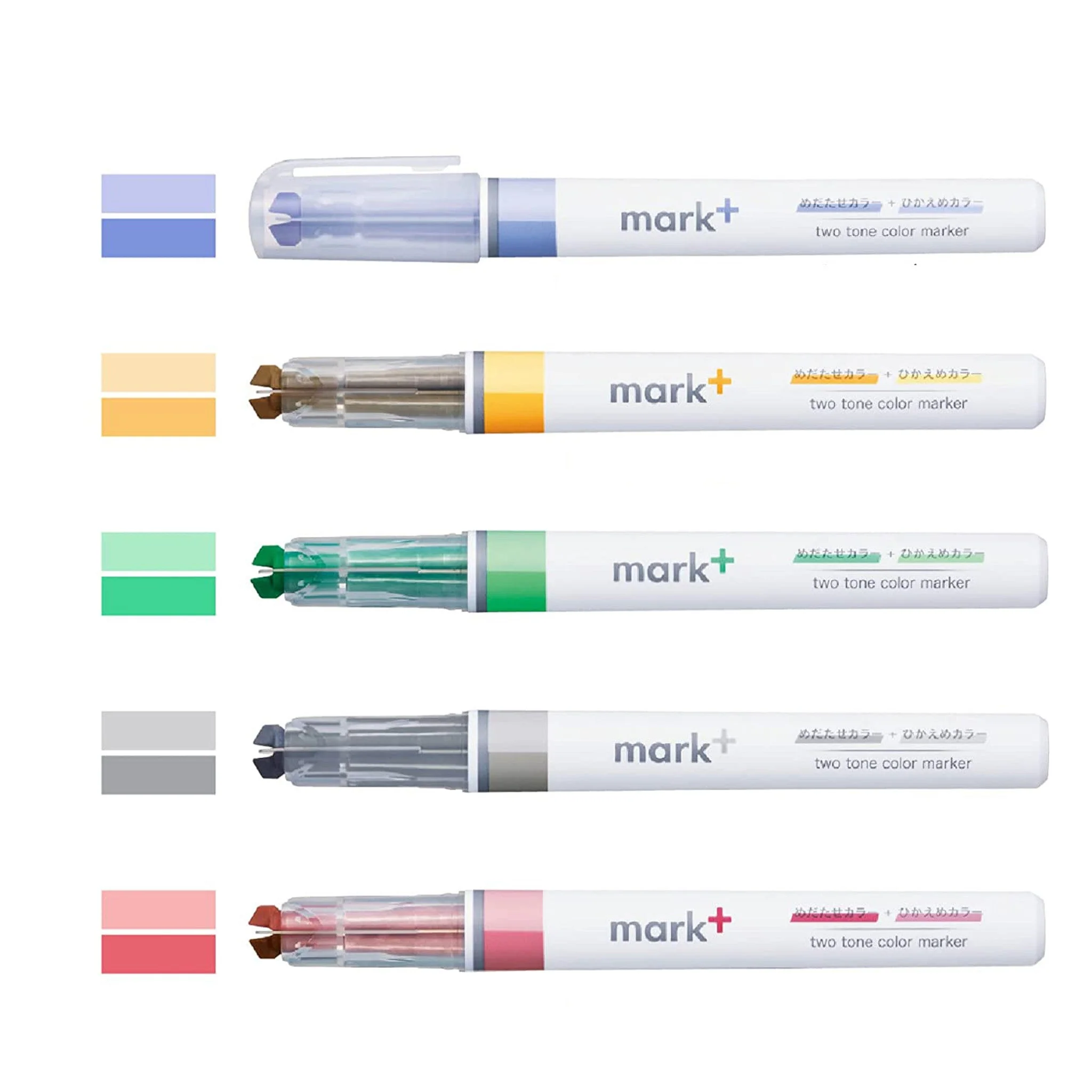 Marktus Dual Tone Color Highlighter Set / KOKUYO - Image 10