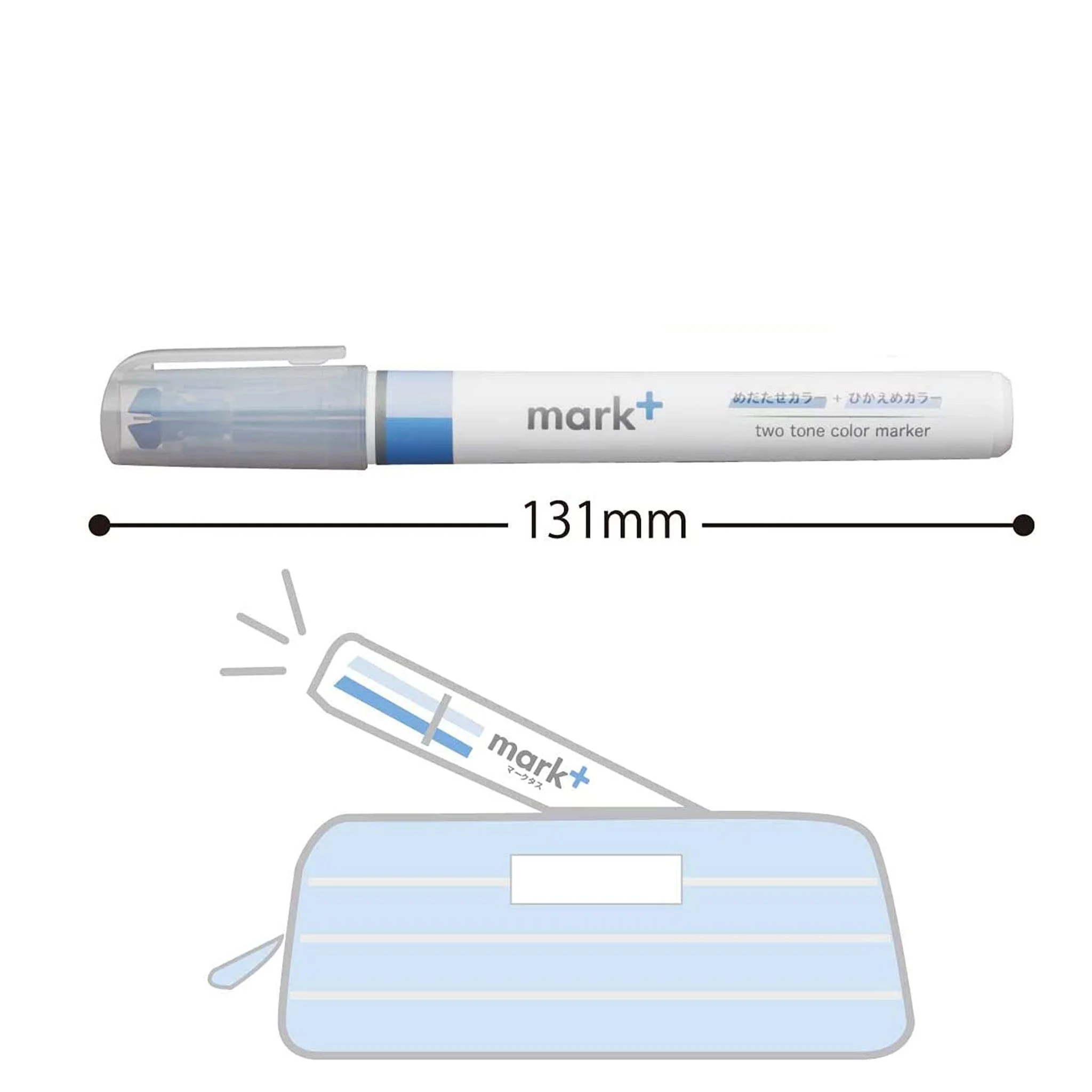 Marktus Dual Tone Color Highlighter Set / KOKUYO - Image 11