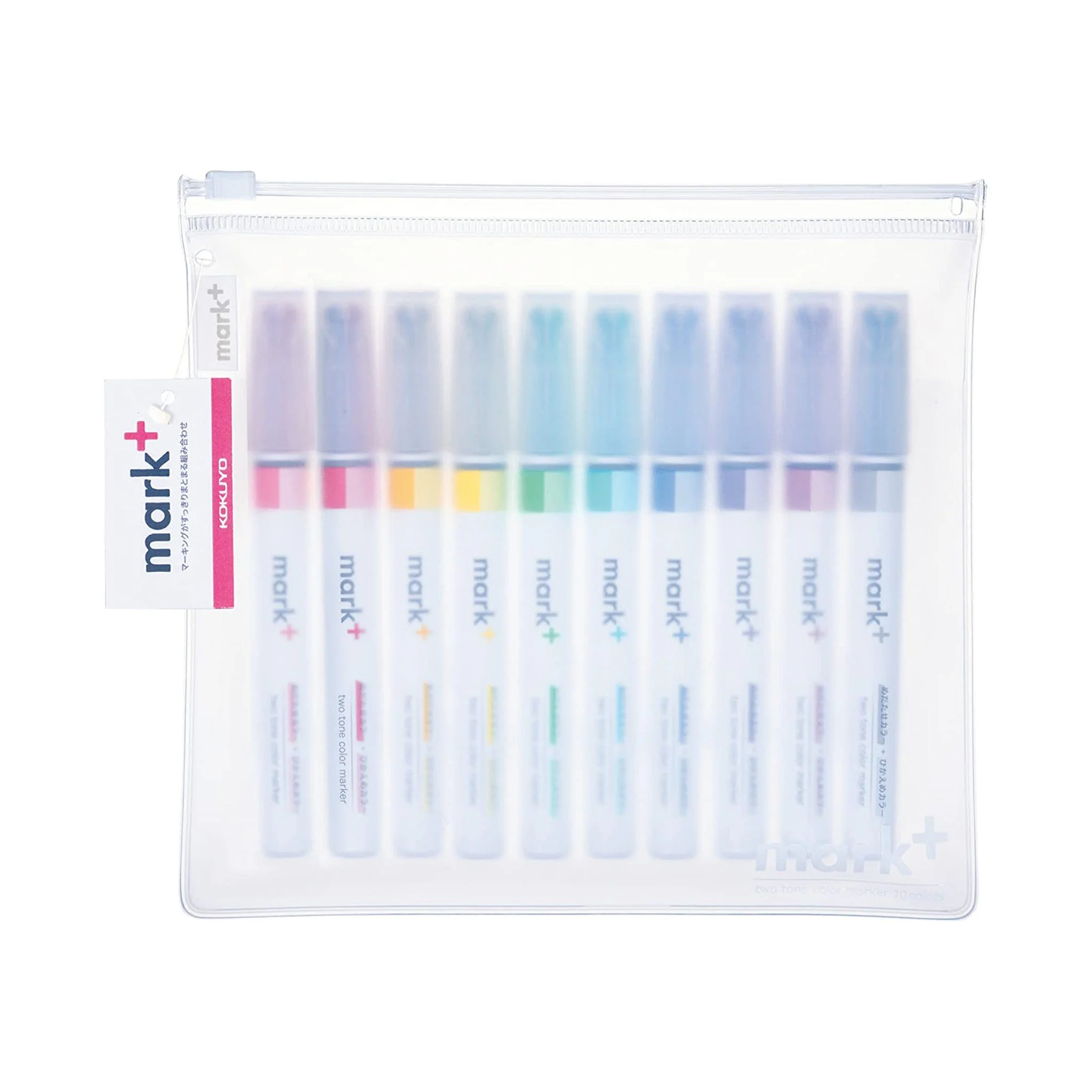 Marktus Dual Tone Color Highlighter Set / KOKUYO - Image 5