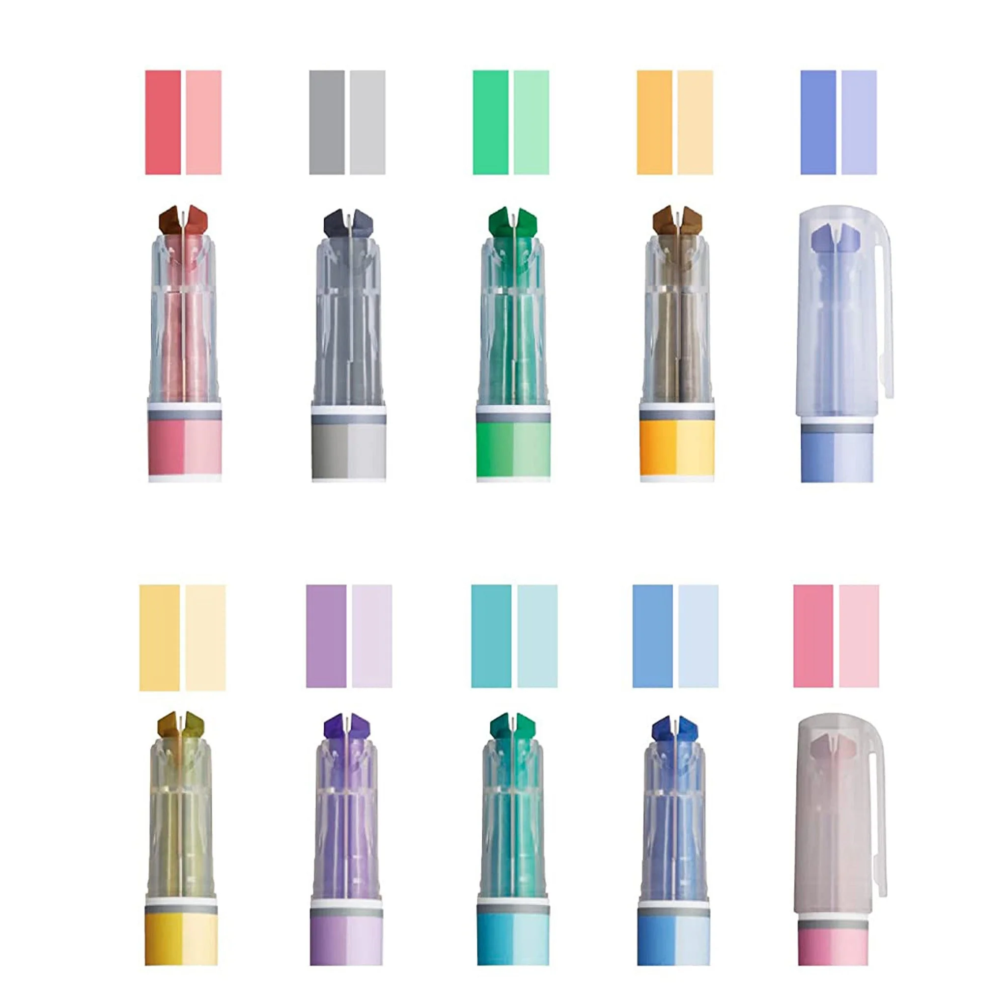 Marktus Dual Tone Color Highlighter Set / KOKUYO - Image 9