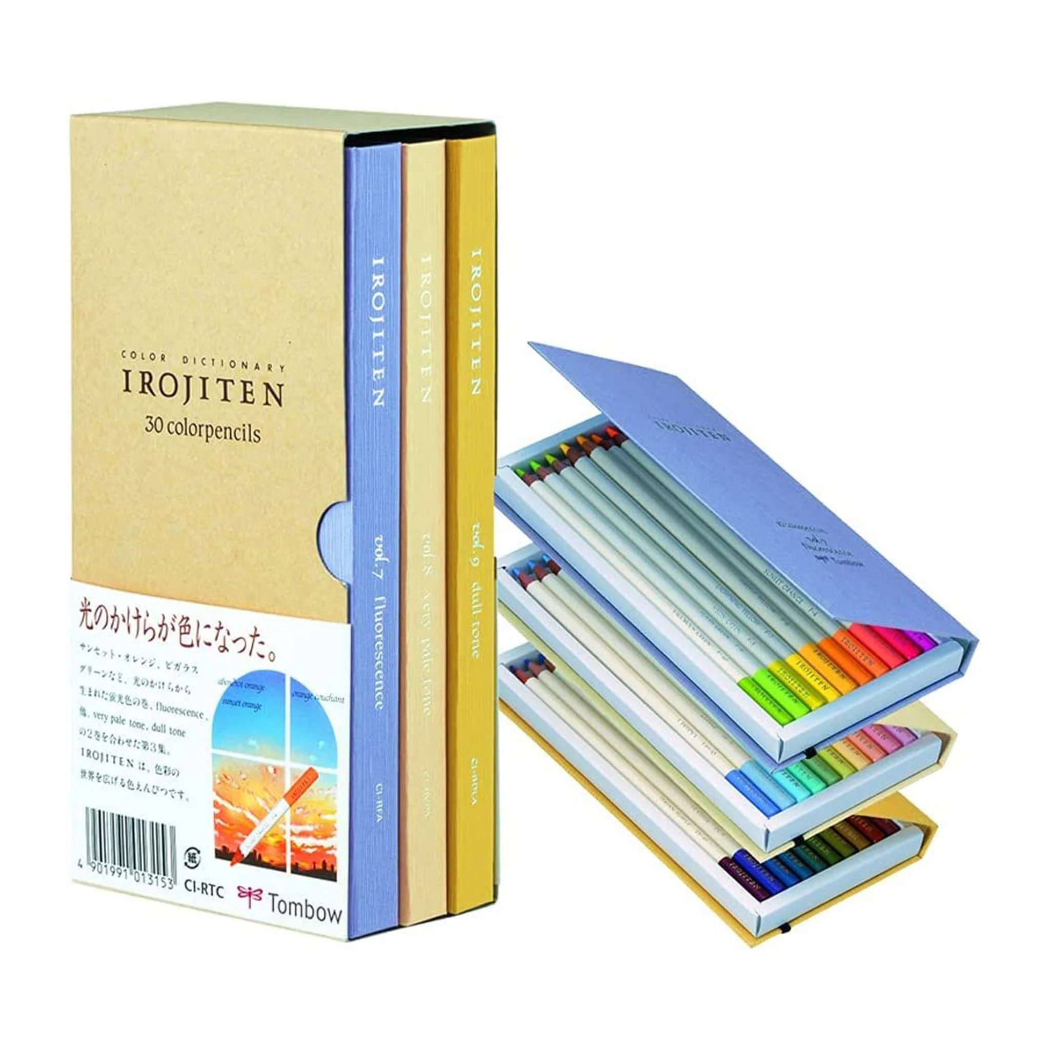 30 Irojiten Colored Pencil Collection Vol. 7, 8, 9 / Tombow - Image 12