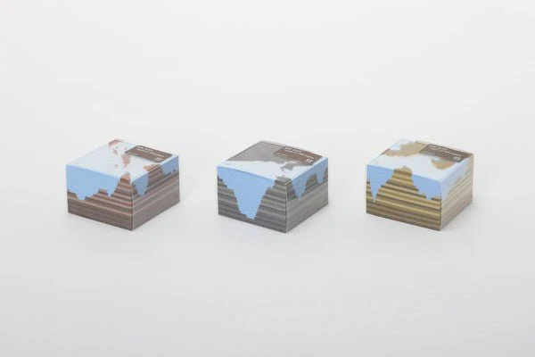 500 Page World Map Memo Block / Marumo Printing - Image 5