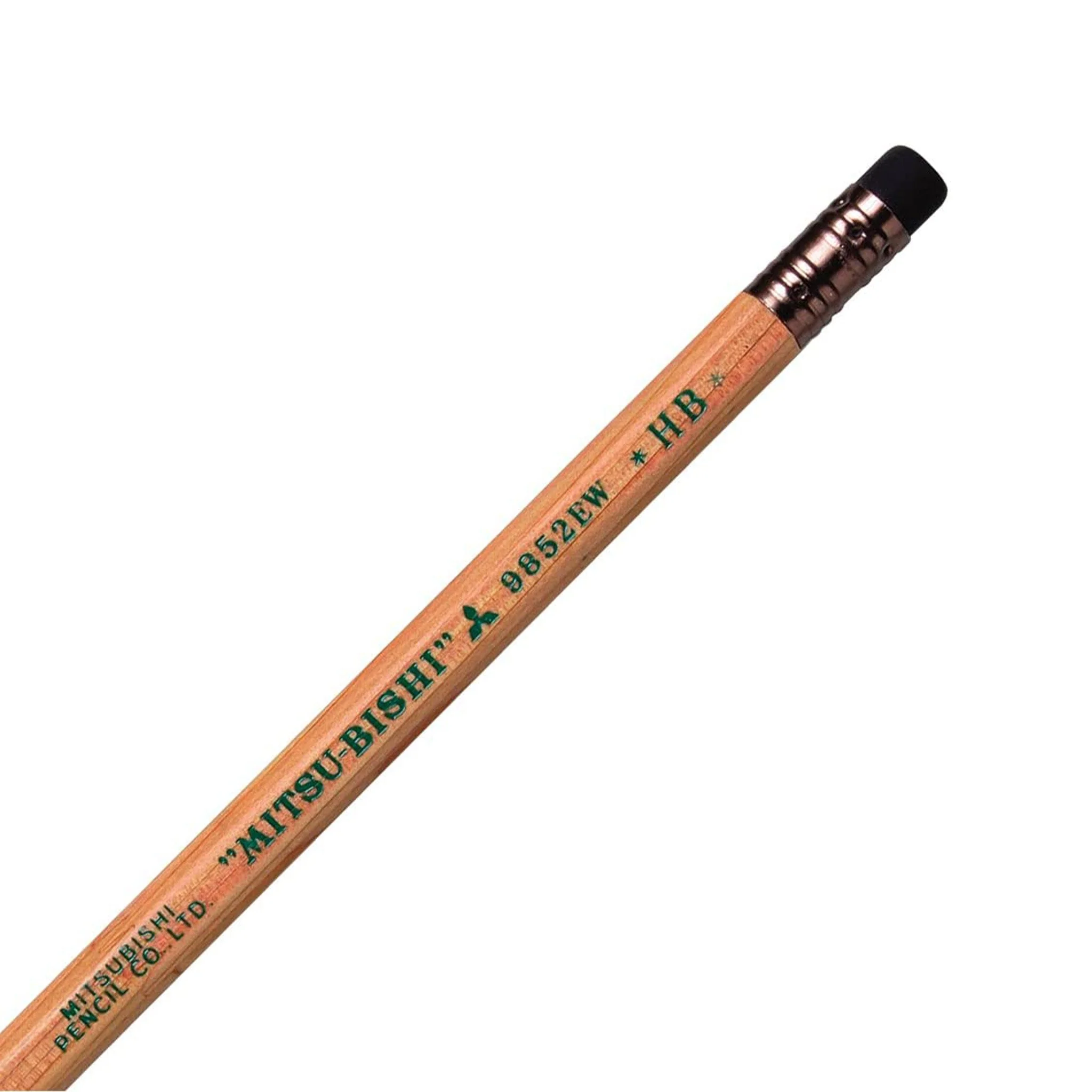 9852 EW Wooden Pencils 1 Dozen Pack HB / uni Mitsubishi Pencil - Image 3