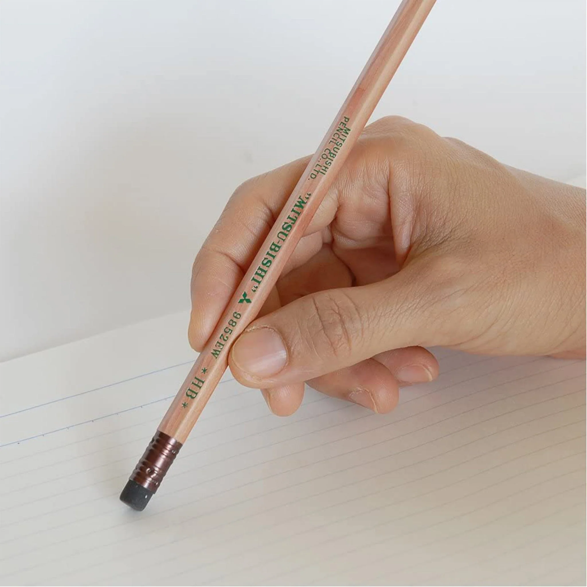 9852 EW Wooden Pencils 1 Dozen Pack HB / uni Mitsubishi Pencil - Image 4