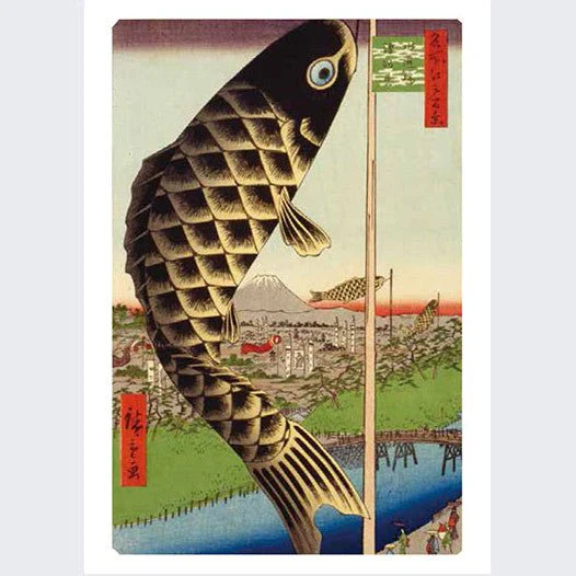 A Small Art Museum Postcard Book One Hundred Famous Views of Edo by Utagawa Hiroshige / Seigensha - Image 3