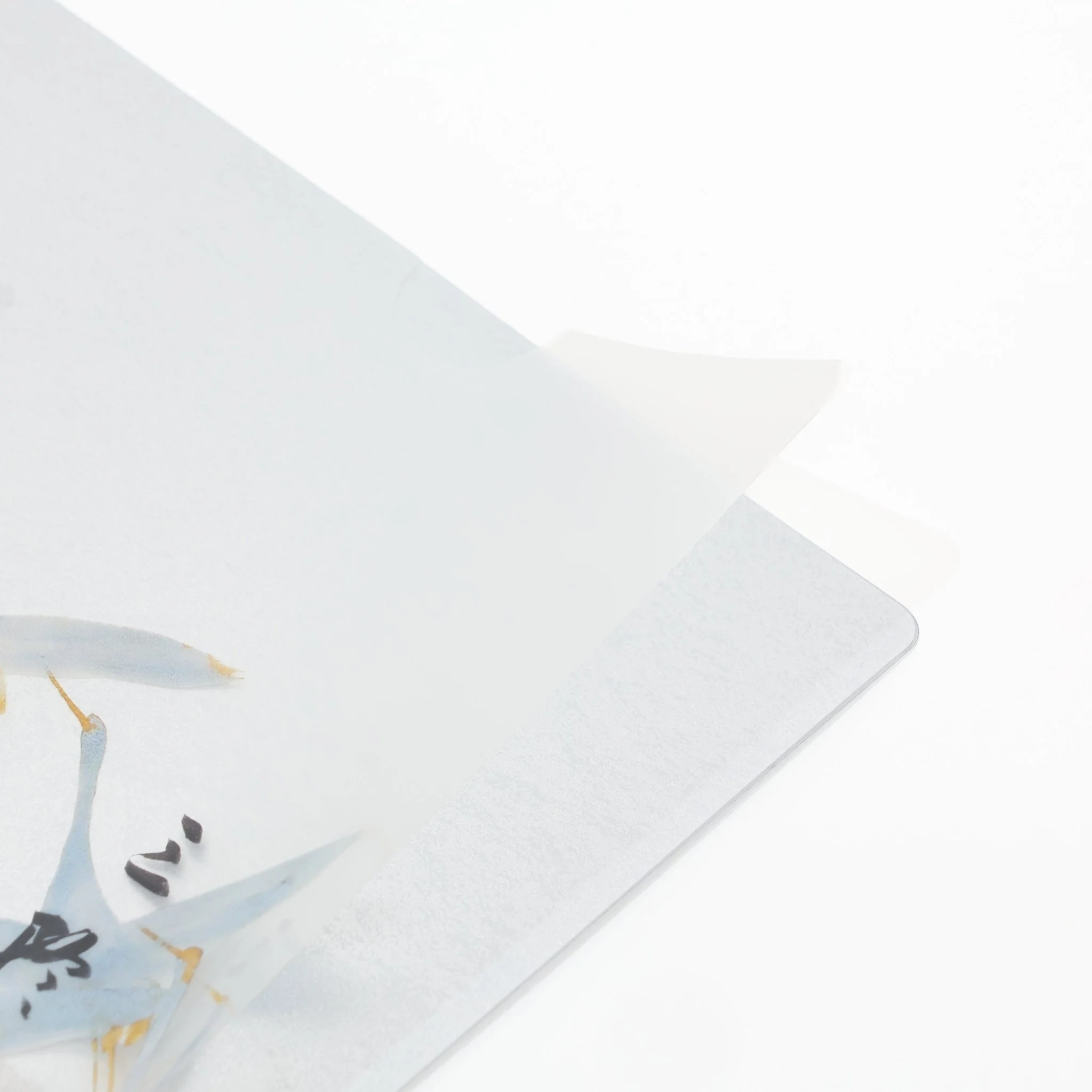 Anthology with Cranes and Thirty-Six Immortal Poets Silver Foil A4 Clear File  / Benrido - Image 3