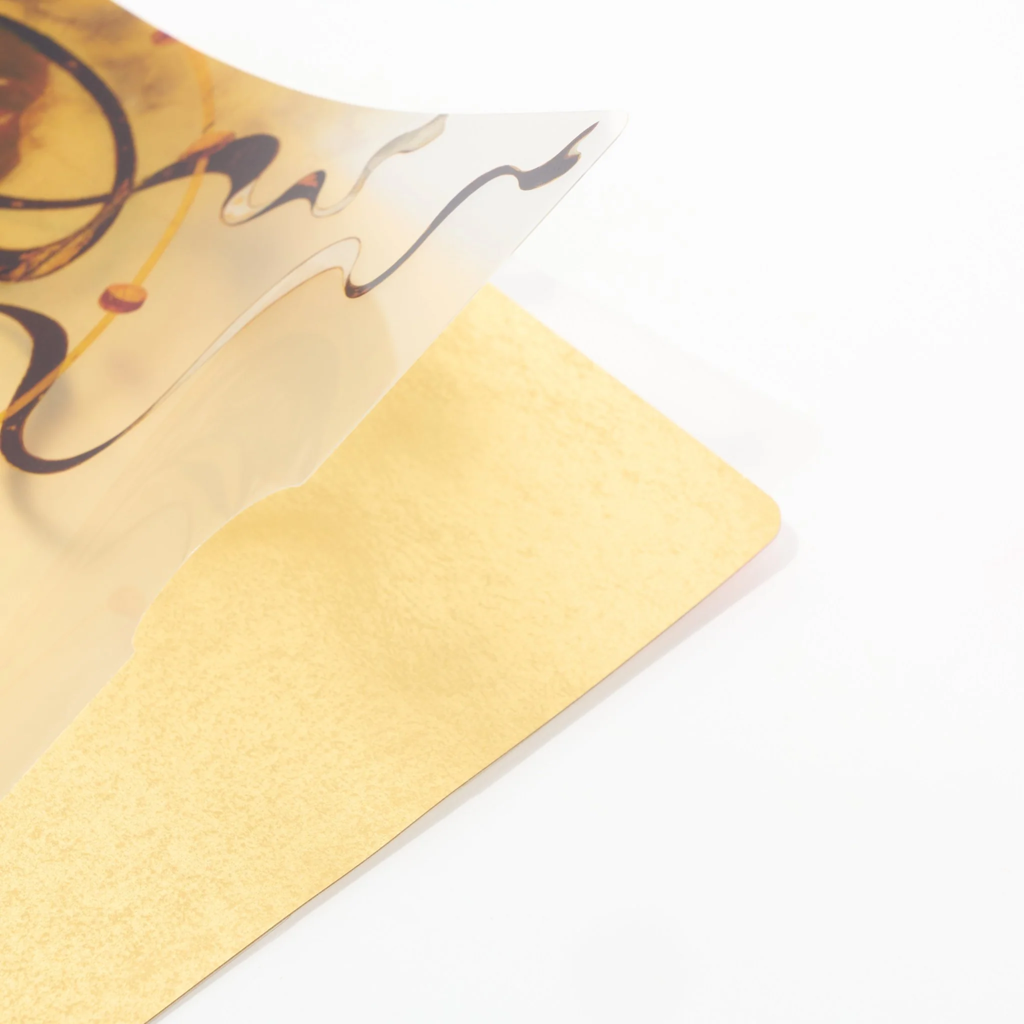 Tawaraya Sotatsu Wind God and Thunder God Folding Screen Gold Leaf A4 Clear File / Benrido - Image 3