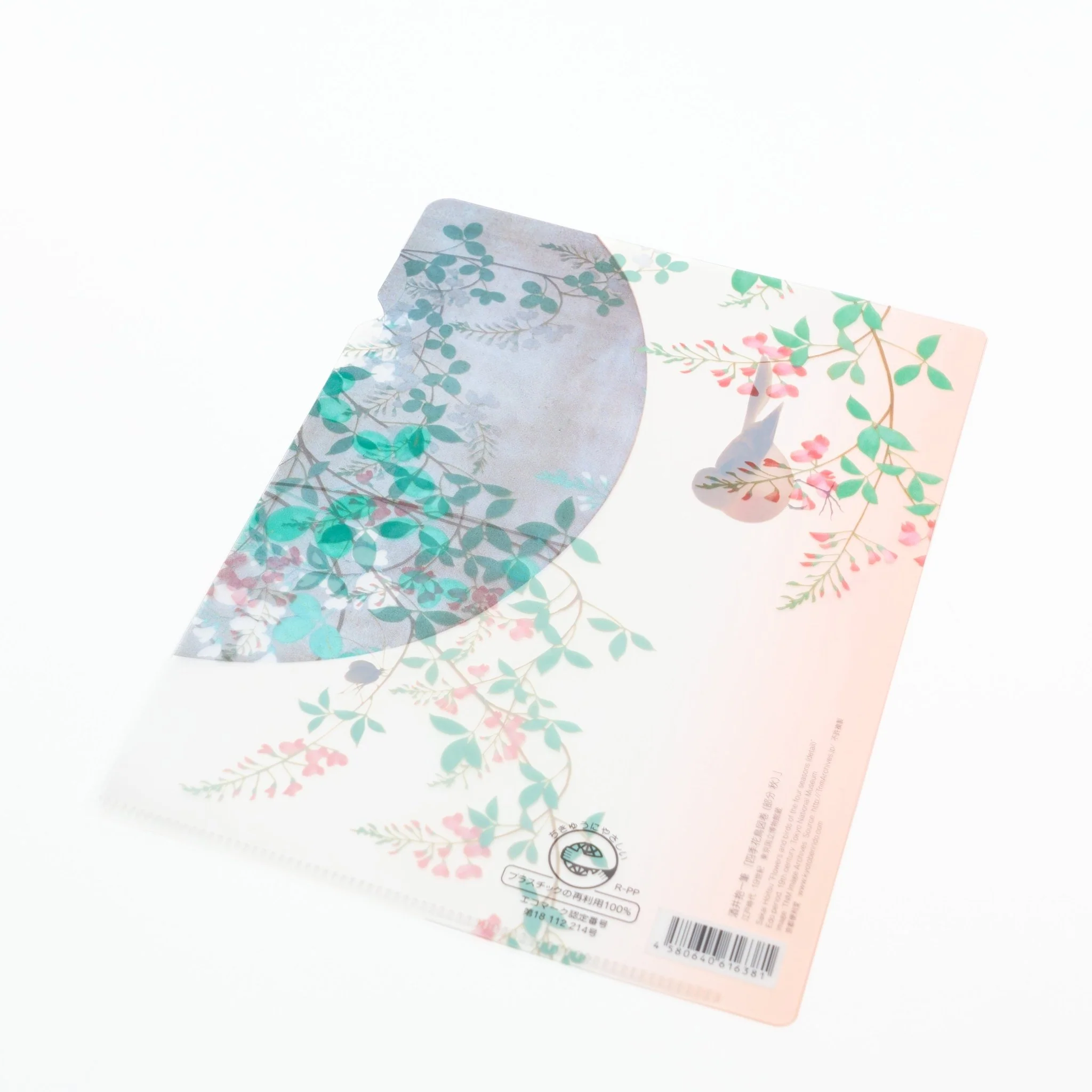 Four Seasons Flowers and Birds Scroll A5 Clear File / Benrido - Image 6