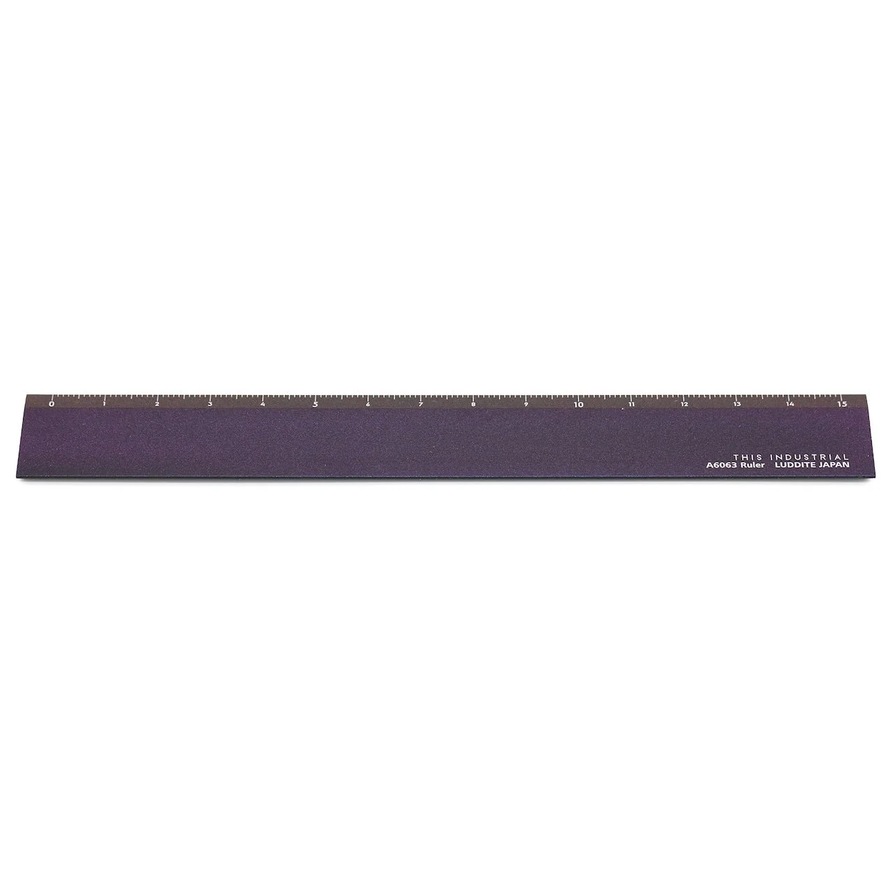 A6063 Iridescent Aluminum Ruler 15cm Yellow Knife / Luddite - Image 10