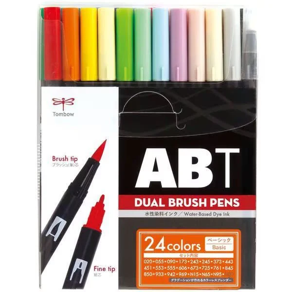 ABT Dual Brush Pen Color Sets / Tombow - Image 2