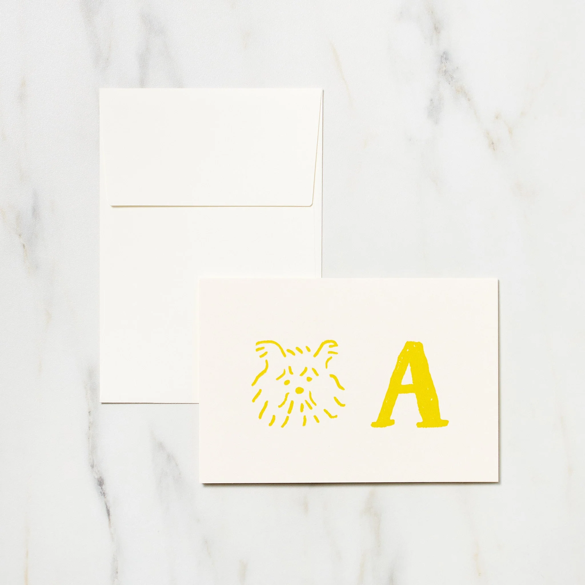 Alphabet Motif Izumi Shiokawa Card / Letterpress Letters - Image 10