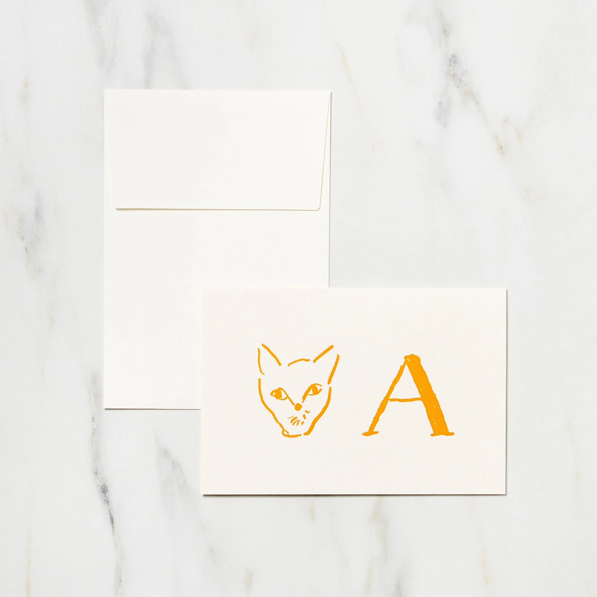 Alphabet Motif Izumi Shiokawa Card / Letterpress Letters - Image 11