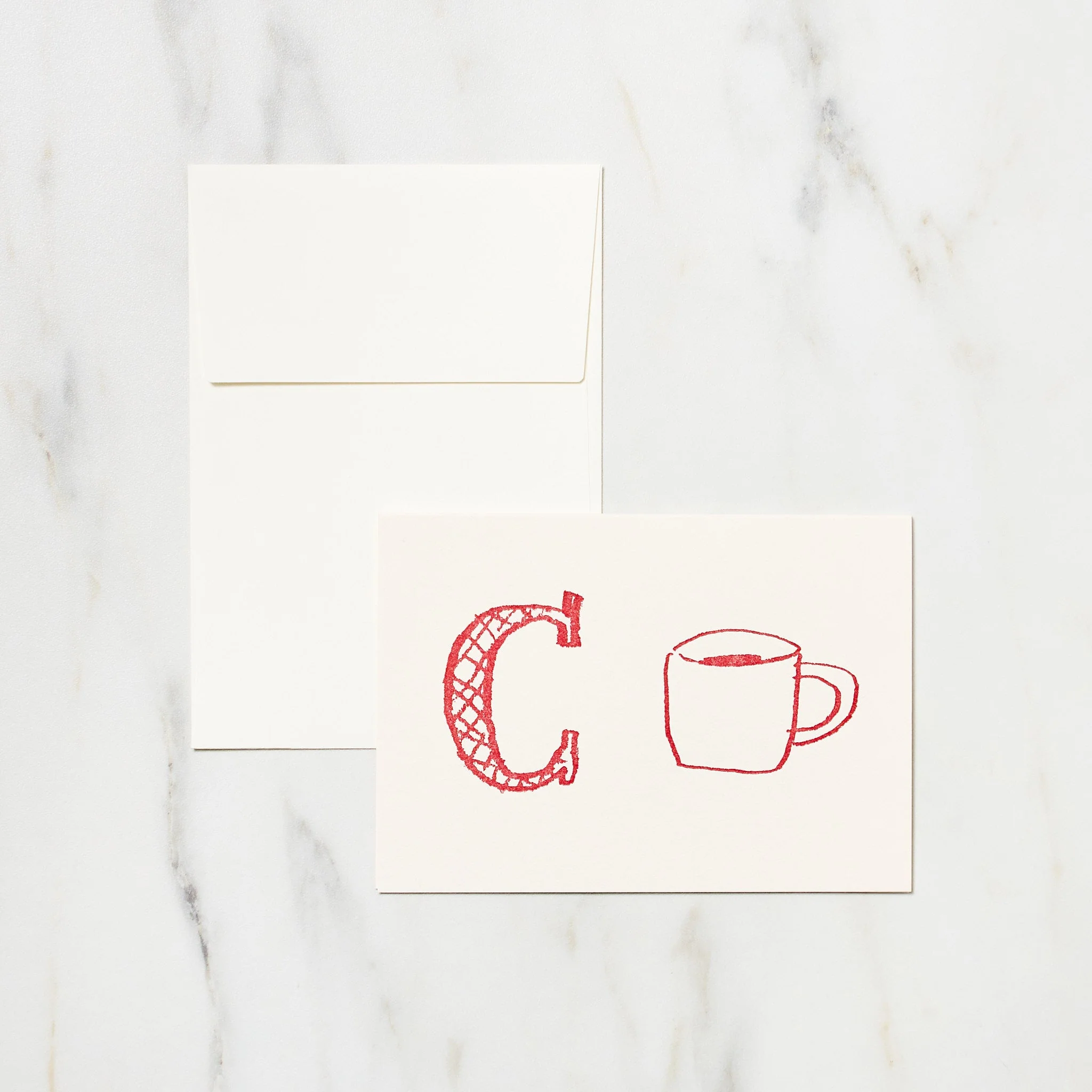 Alphabet Motif Izumi Shiokawa Card / Letterpress Letters - Image 12