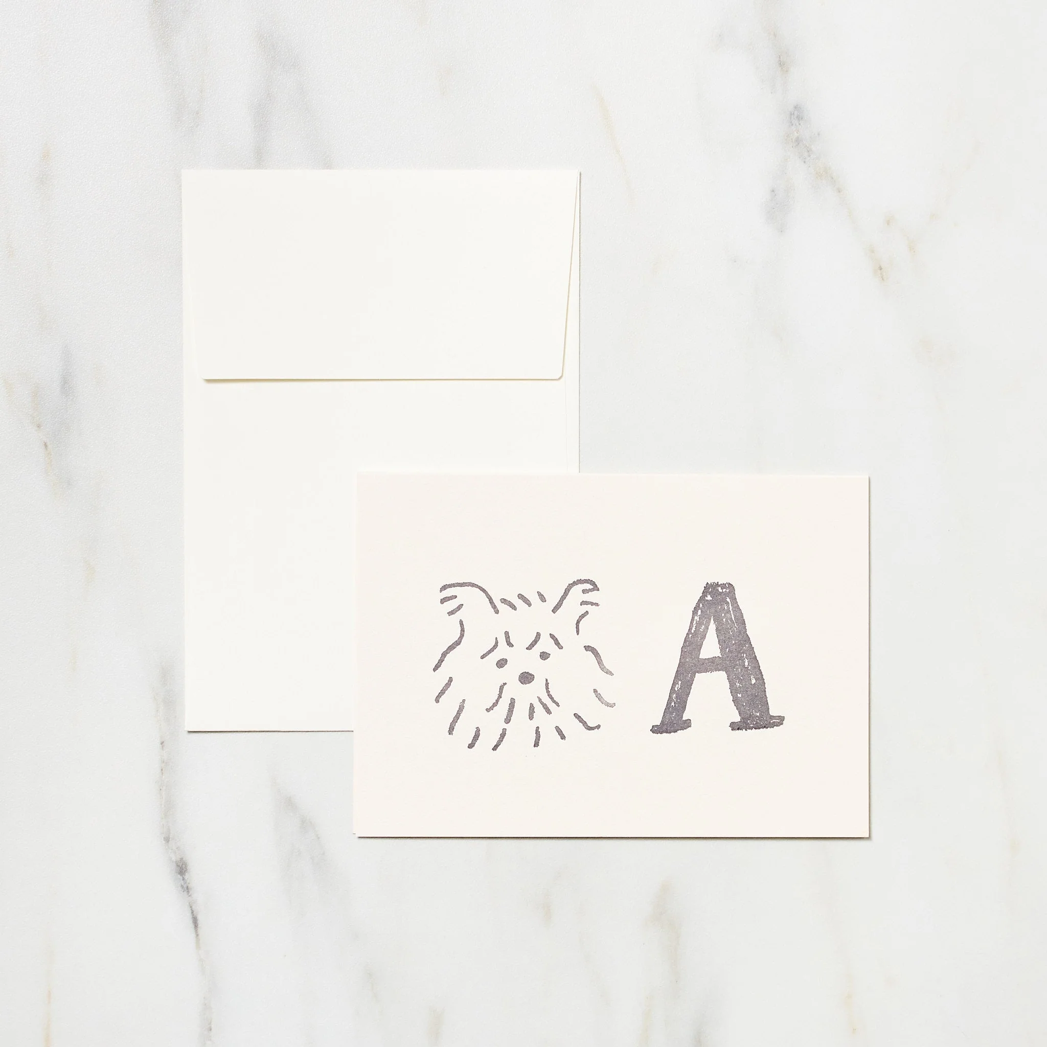 Alphabet Motif Izumi Shiokawa Card / Letterpress Letters - Image 14