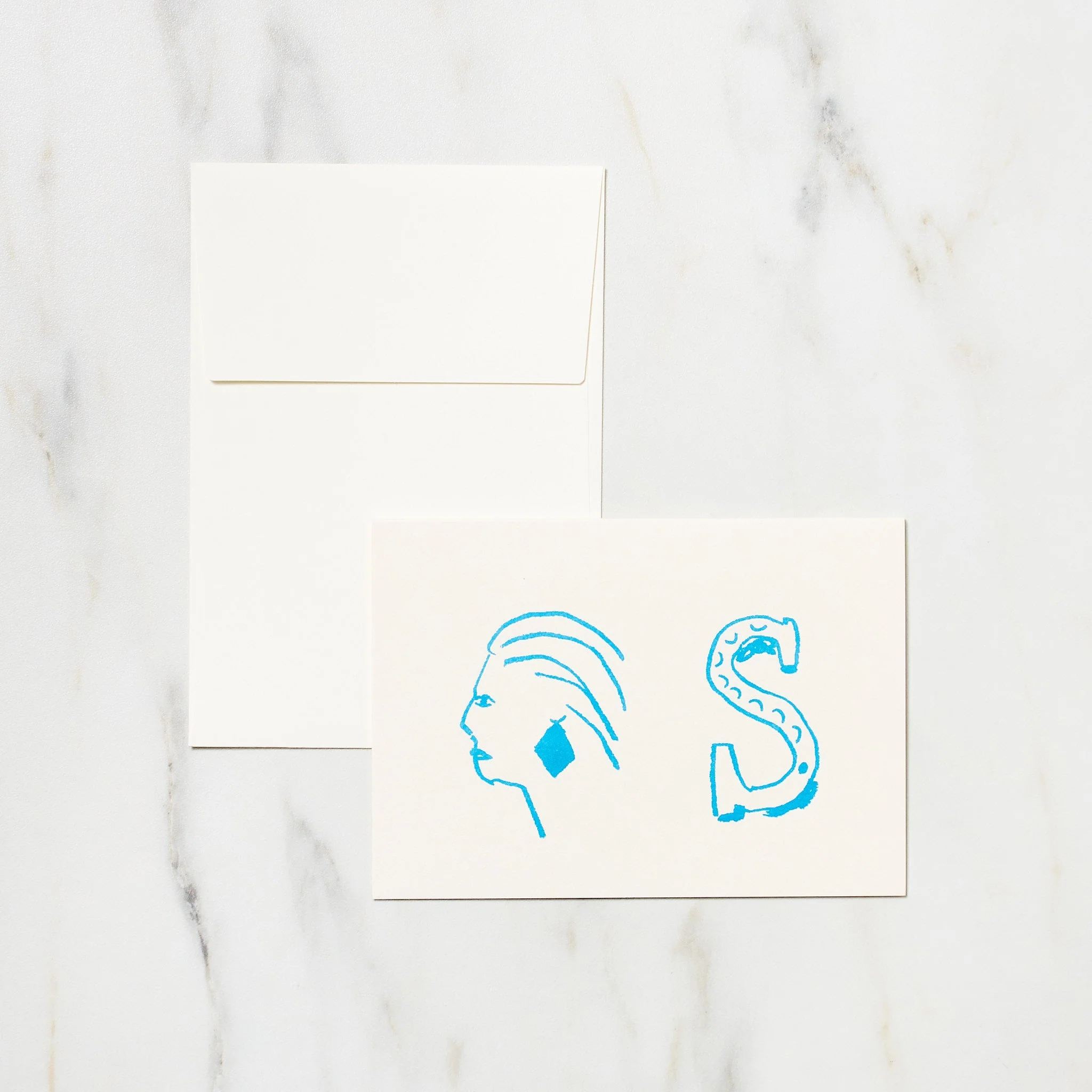 Alphabet Motif Izumi Shiokawa Card / Letterpress Letters - Image 16