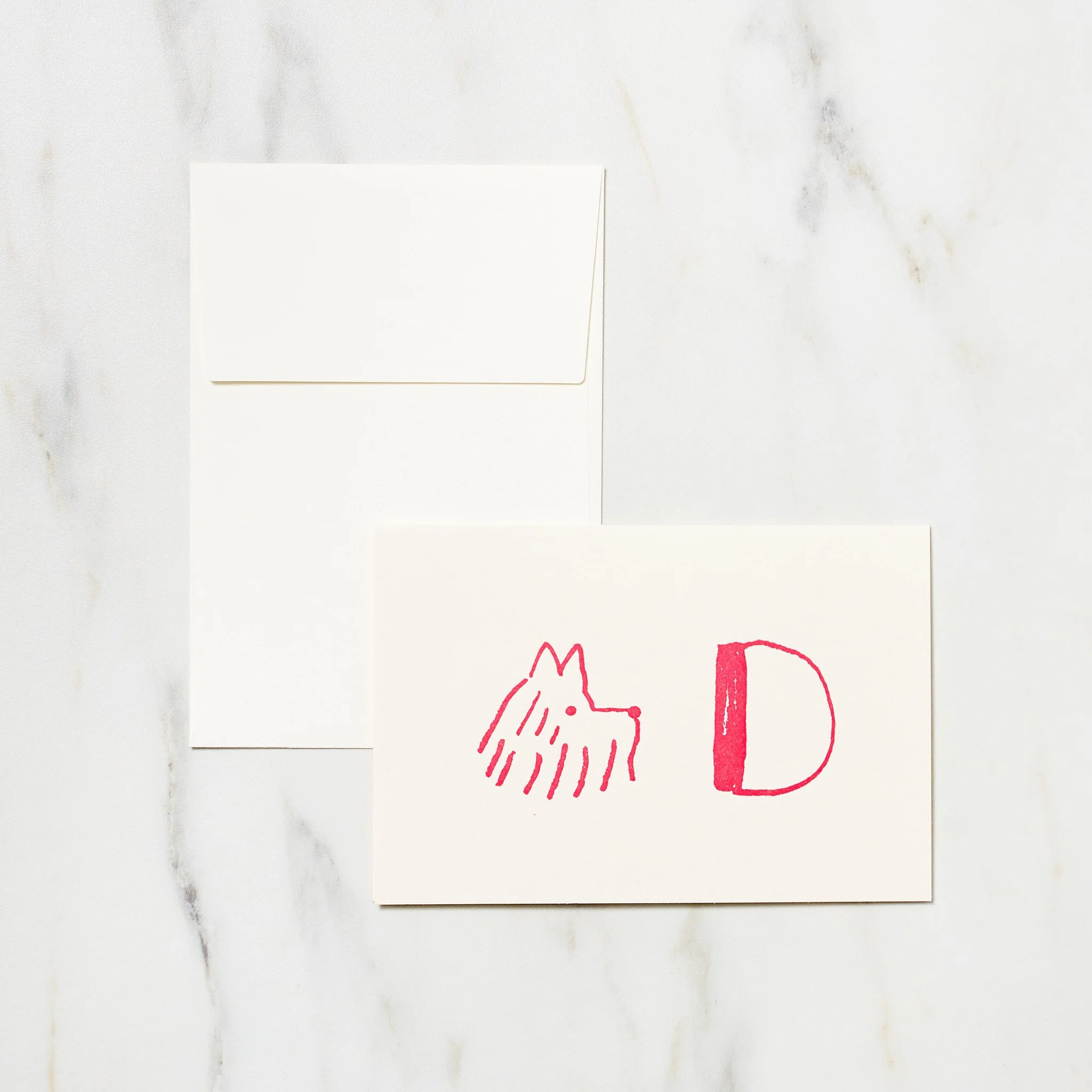 Alphabet Motif Izumi Shiokawa Card / Letterpress Letters - Image 17