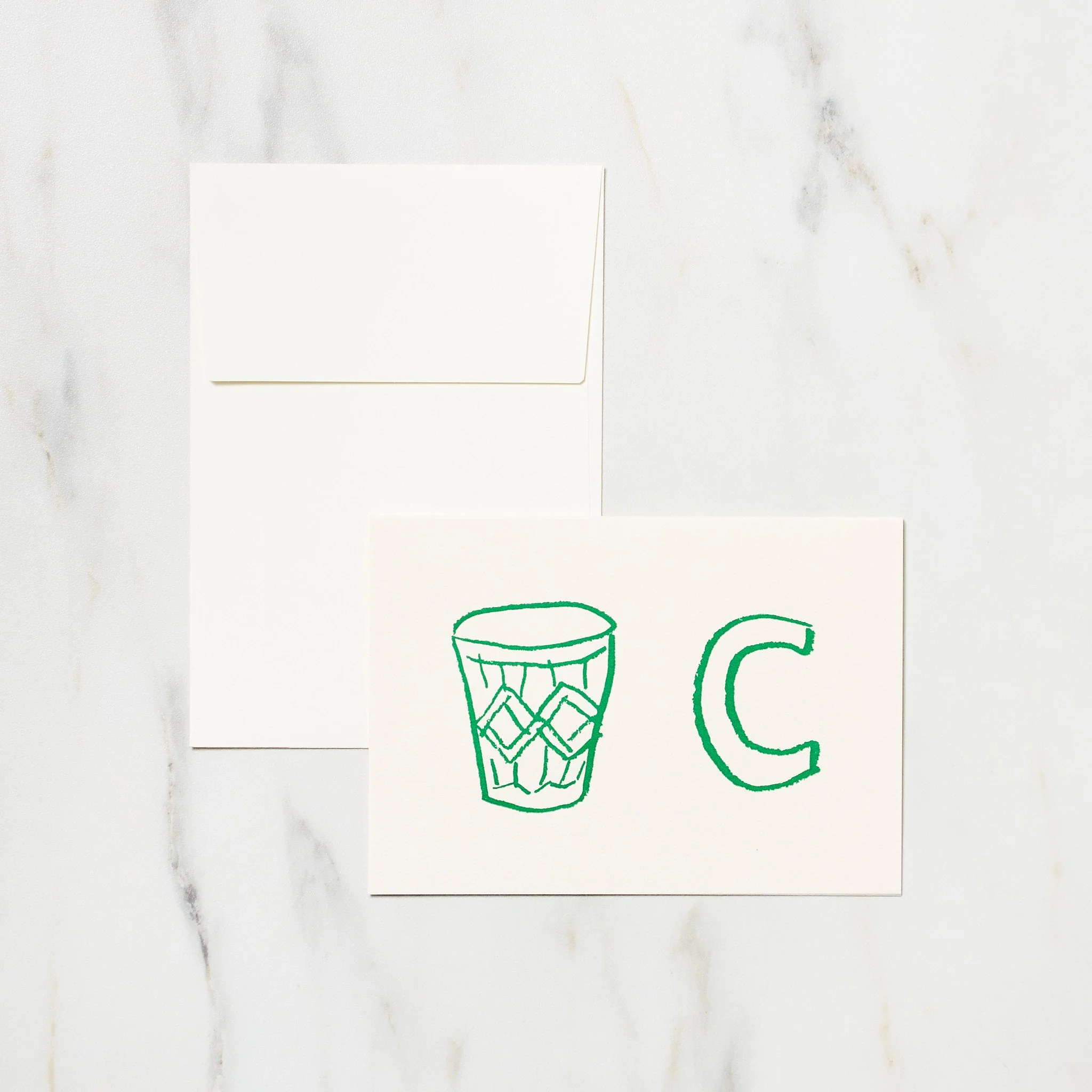 Alphabet Motif Izumi Shiokawa Card / Letterpress Letters - Image 18