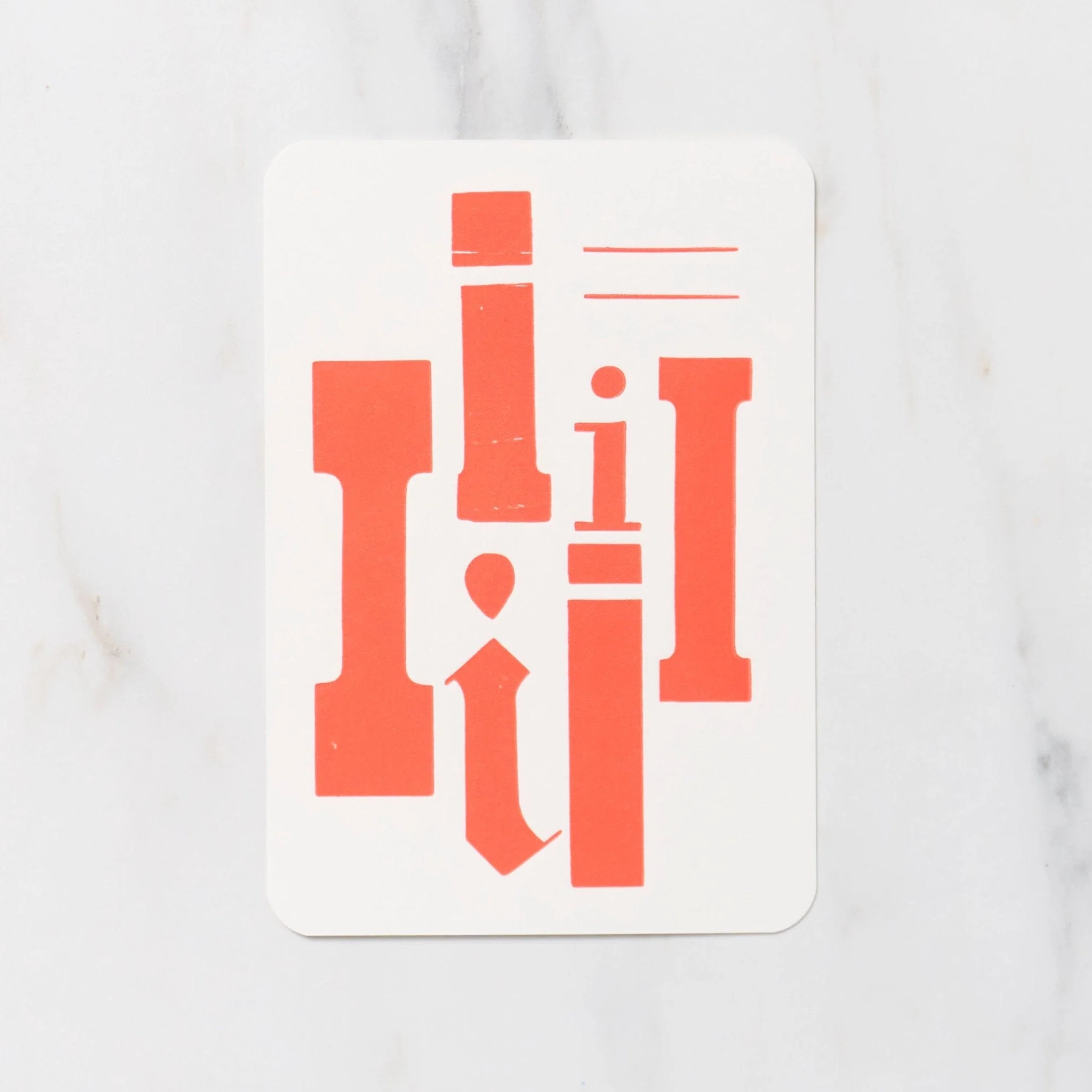 Alphabet Postcard / Letterpress Letters - Image 3