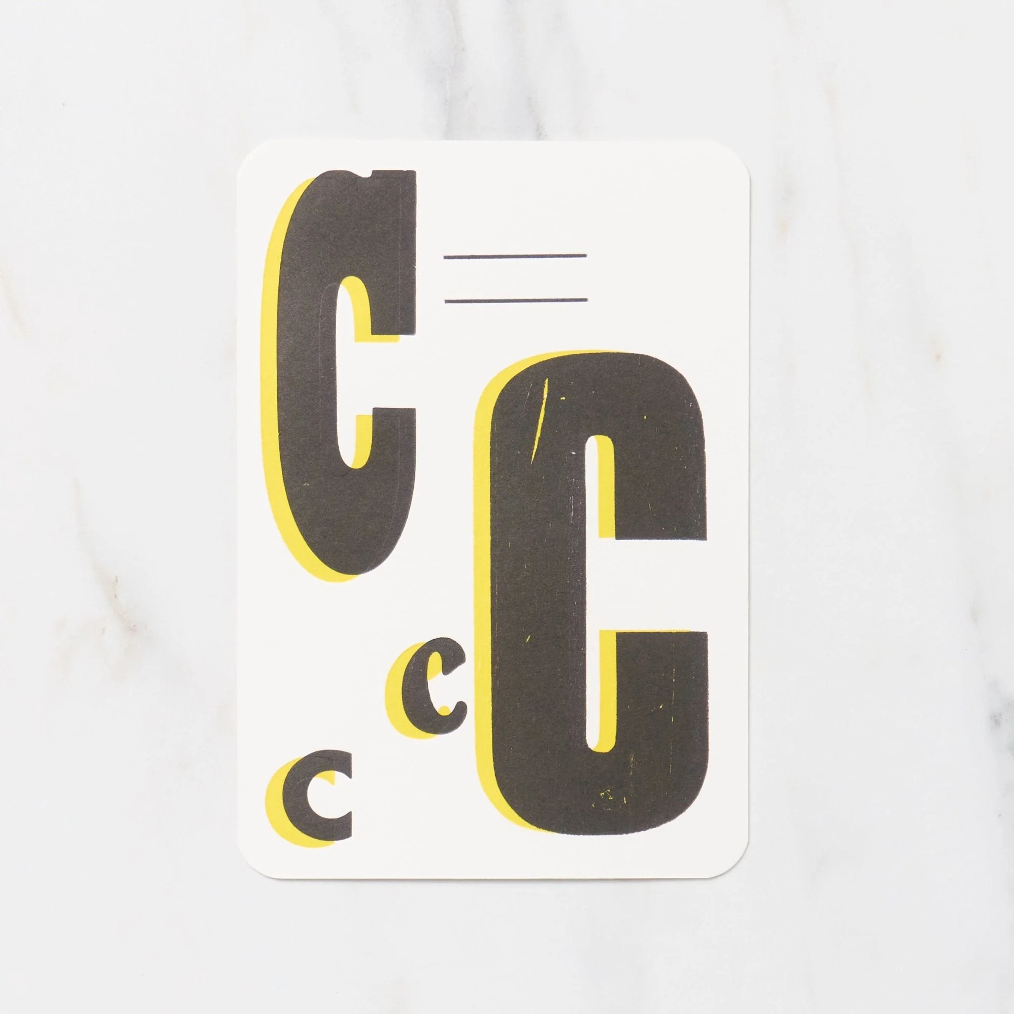 Alphabet Postcard / Letterpress Letters - Image 4