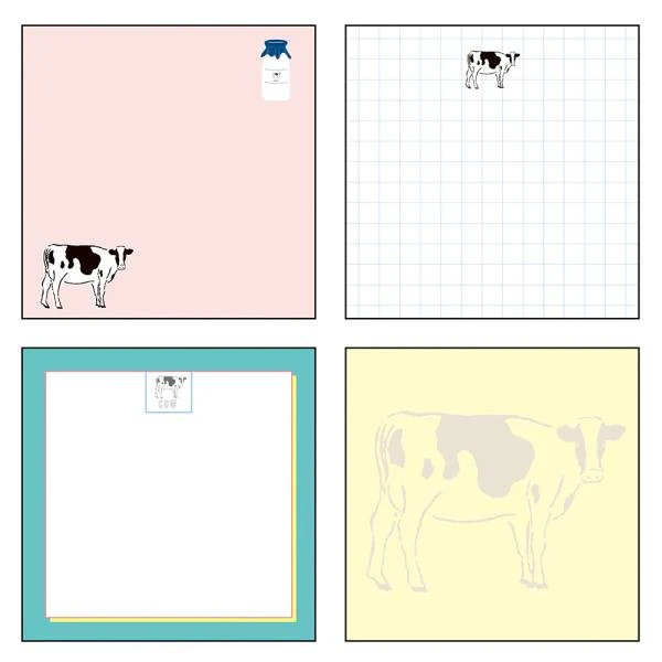 Animal Series Square Memo Pad / GreenFlash - Image 21