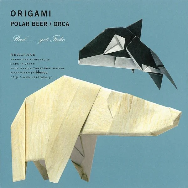 Arctic and Antartic Animal Origami Sets / Marumo Printing - Image 2