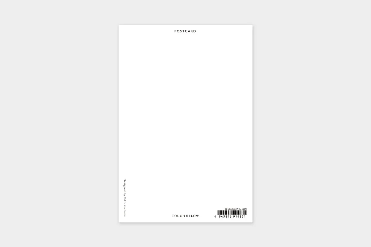 Art Touch Postcard Yuko Kurihara Floral Pattern / TOUCH & FLOW - Image 2
