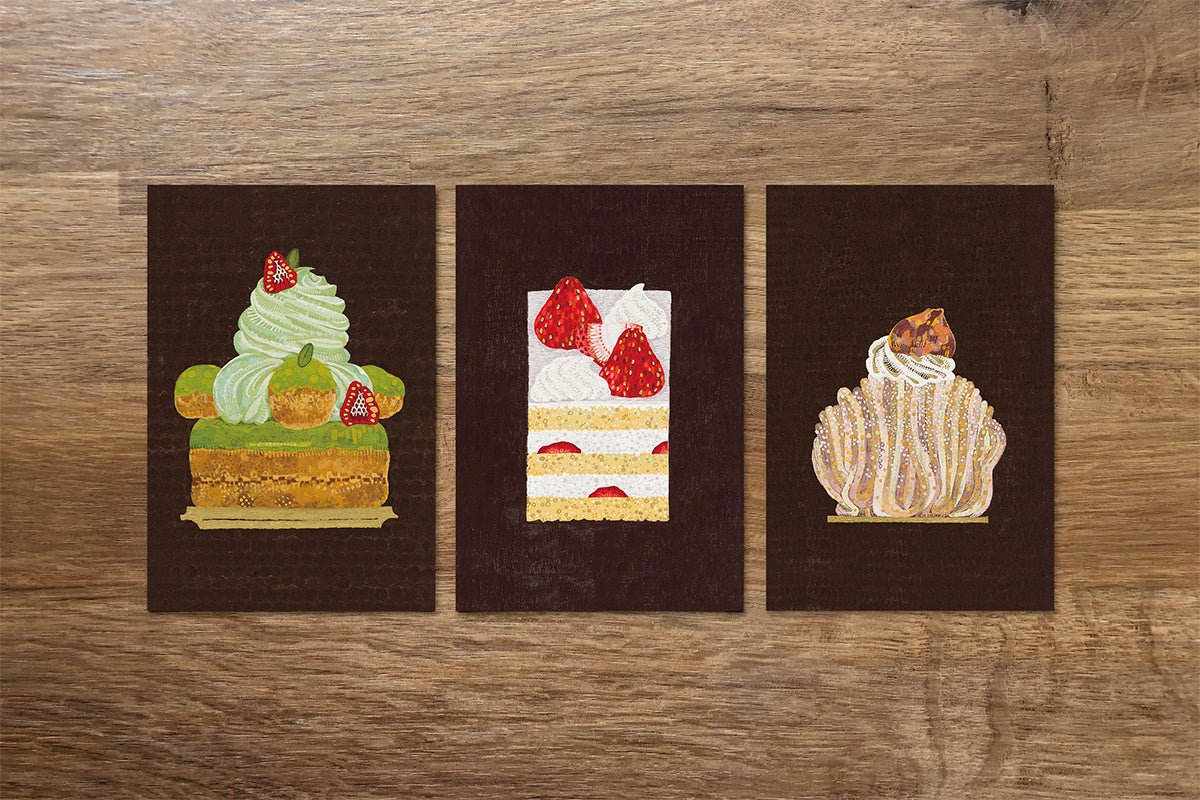 Art Touch Postcard Yuko Kurihara Floral Pattern / TOUCH & FLOW - Image 5