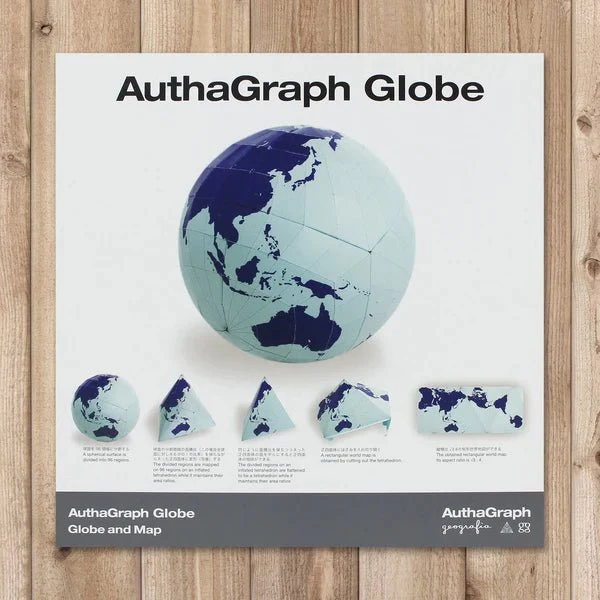 AuthaGraph Paper Globe Assembly Kit / Marumo Printing - Image 2