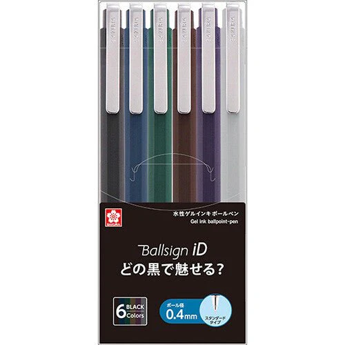 Ballsign iD Single 6 Color Gel Pen Set / SAKURA - Image 2