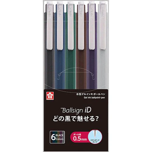 Ballsign iD Single 6 Color Gel Pen Set / SAKURA - Image 3