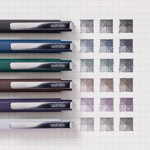Ballsign iD Single 6 Color Gel Pen Set / SAKURA - Image 4