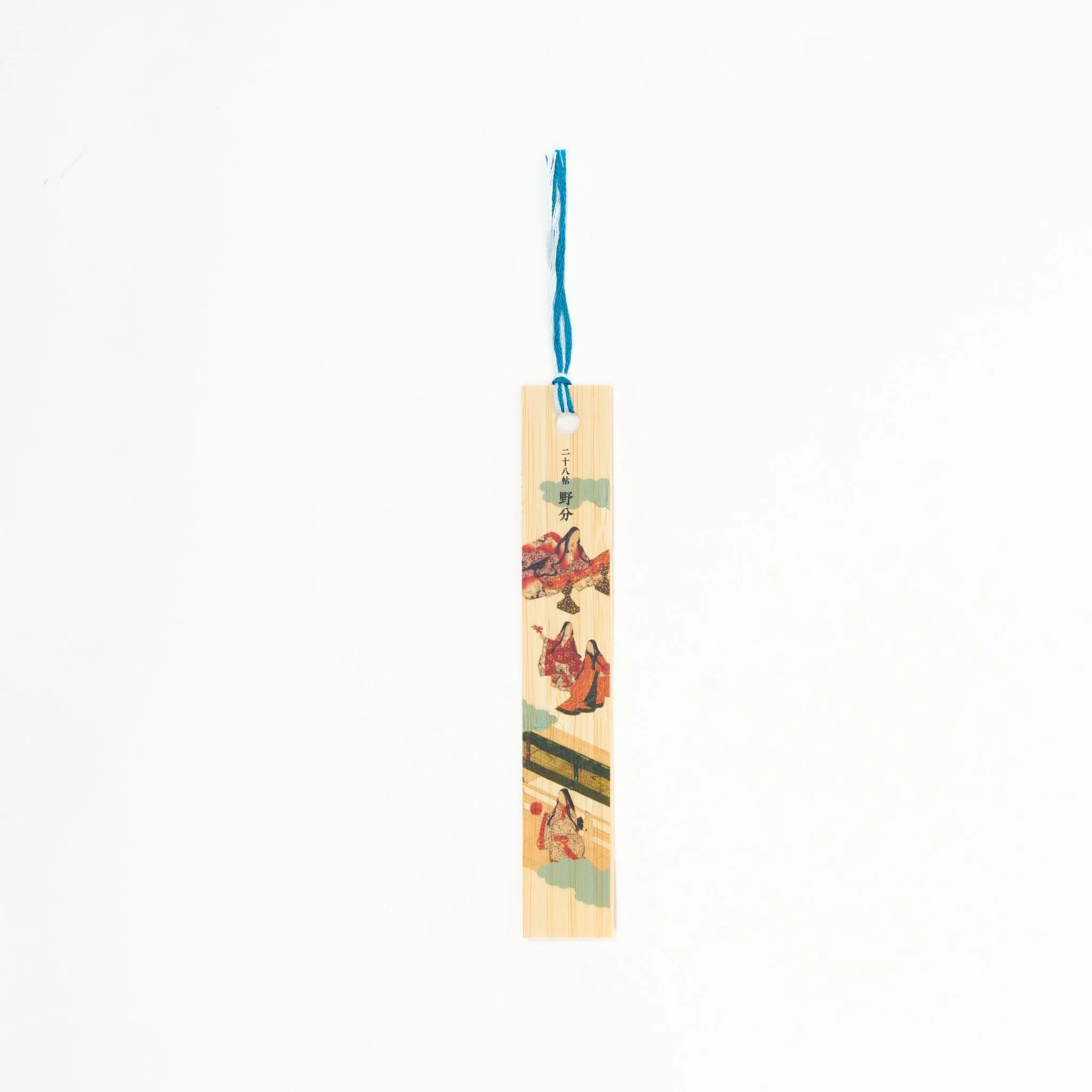 The Tale of Genji Picture Poem Cards Bamboo Bookmark / Benrido - Image 13