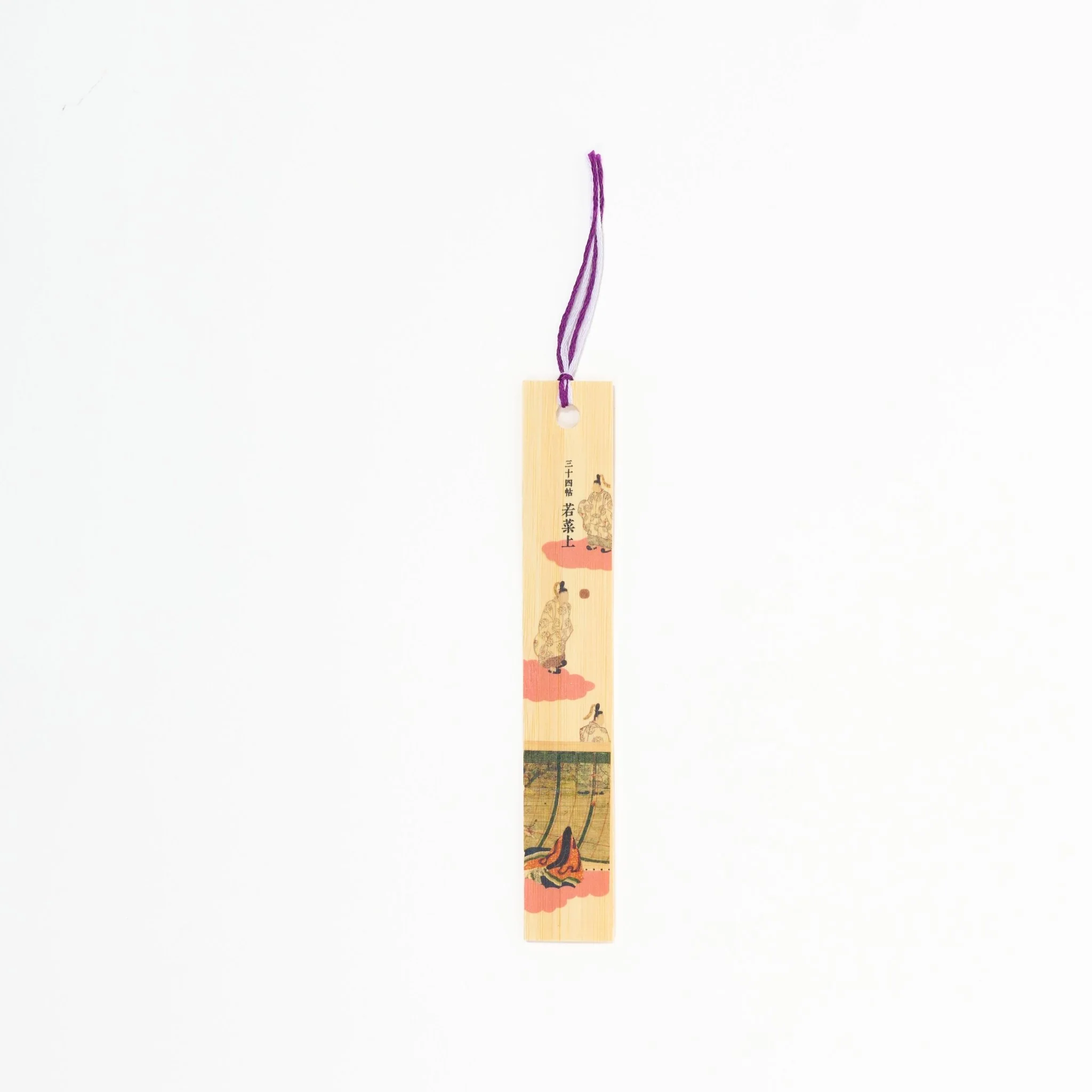 The Tale of Genji Picture Poem Cards Bamboo Bookmark / Benrido - Image 14
