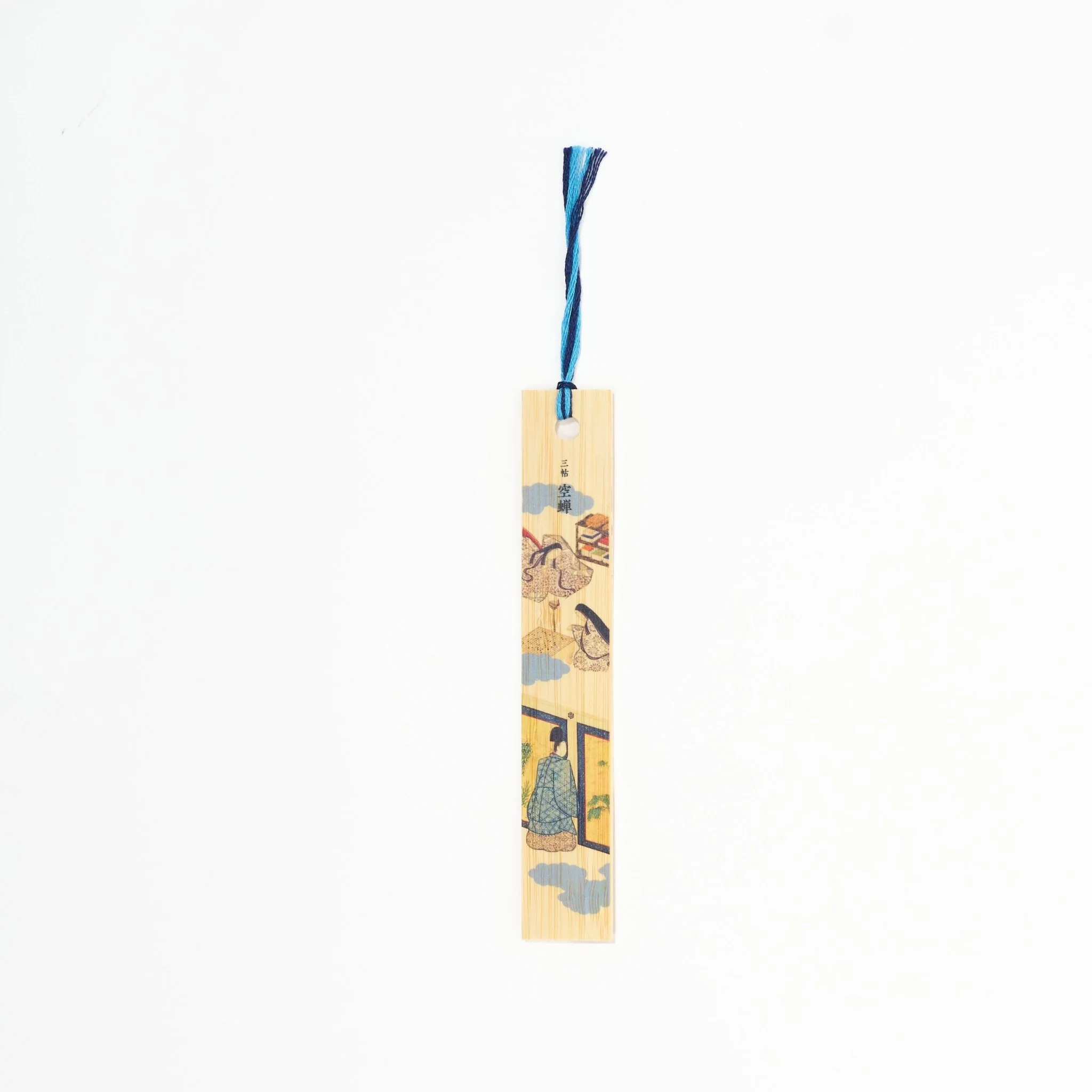 The Tale of Genji Picture Poem Cards Bamboo Bookmark / Benrido - Image 2