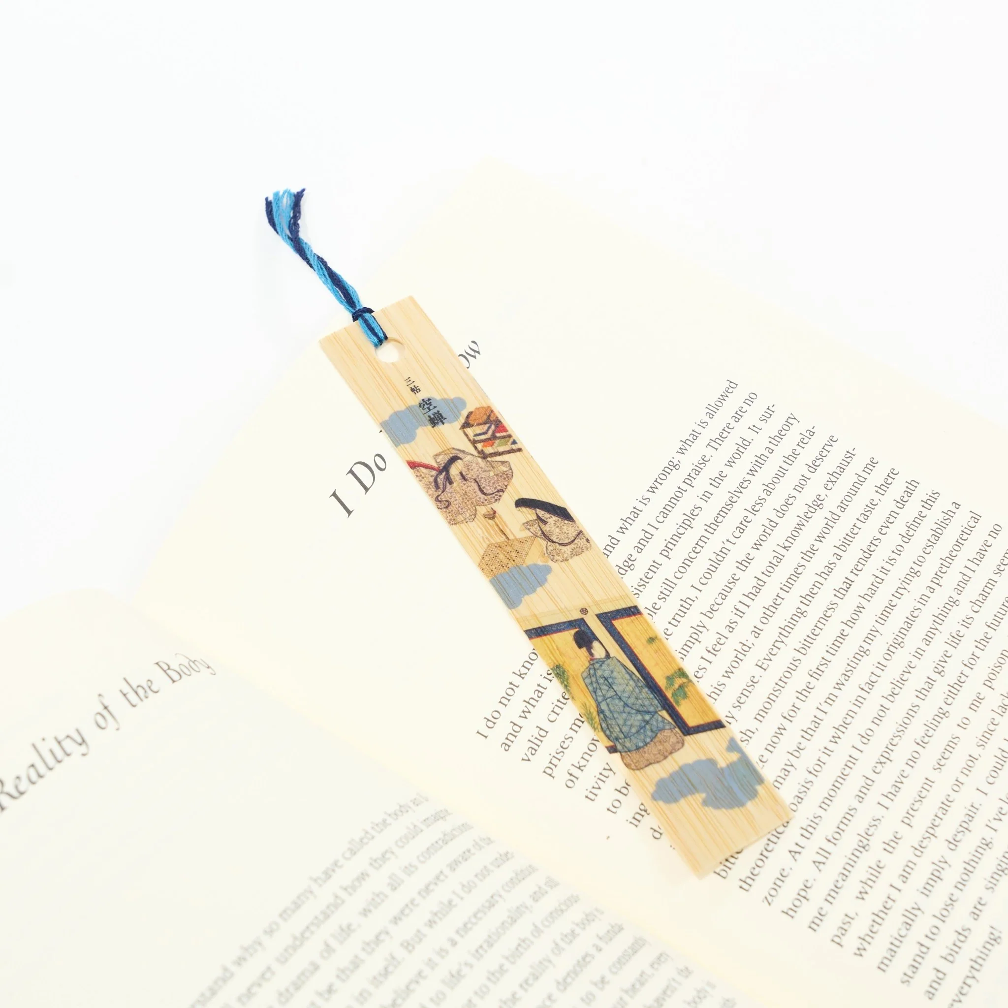 The Tale of Genji Picture Poem Cards Bamboo Bookmark / Benrido - Image 4