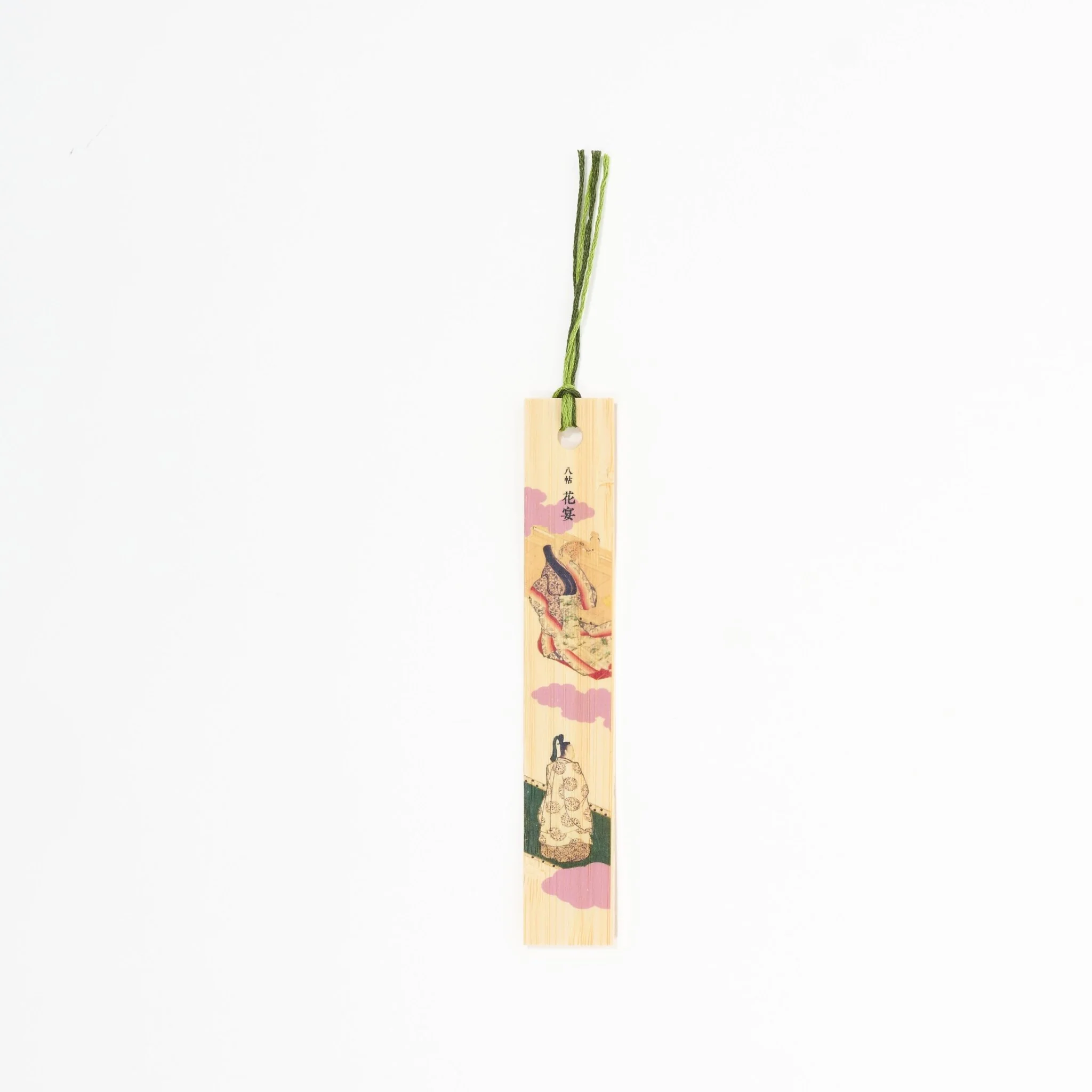 The Tale of Genji Picture Poem Cards Bamboo Bookmark / Benrido - Image 7