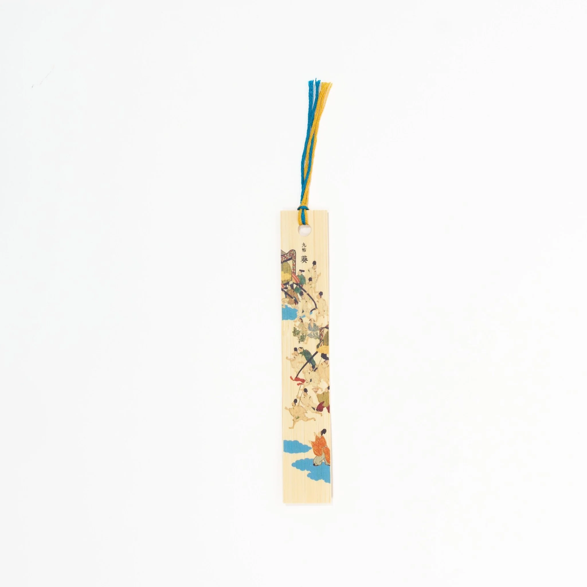 The Tale of Genji Picture Poem Cards Bamboo Bookmark / Benrido - Image 8
