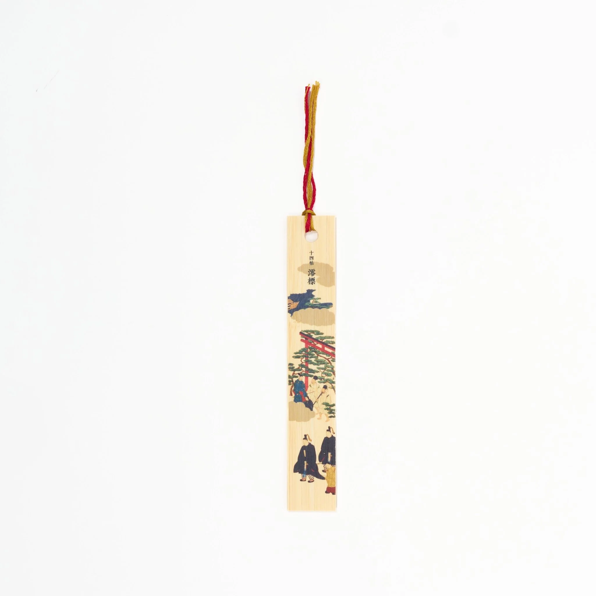 The Tale of Genji Picture Poem Cards Bamboo Bookmark / Benrido - Image 9