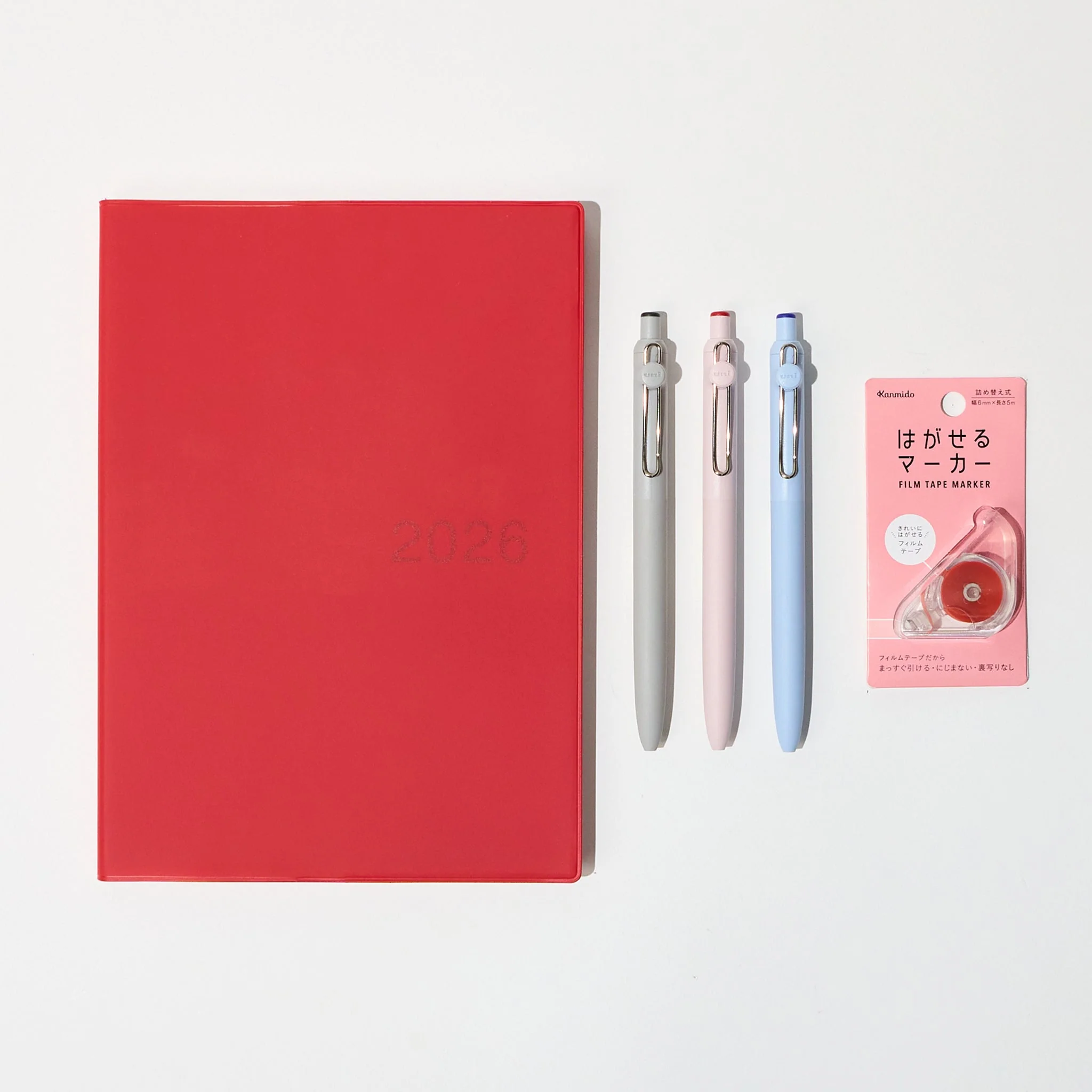 Basic 2026 Planner Bundle – Red