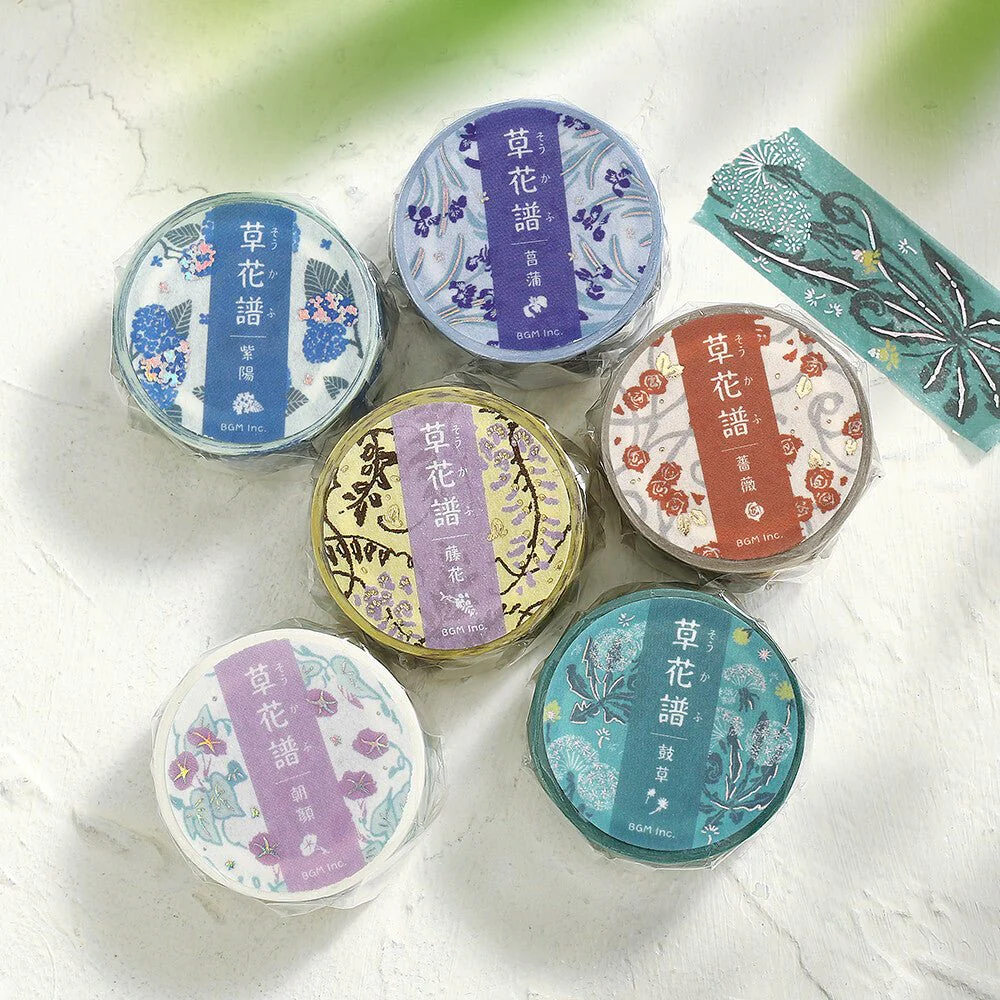 BGM Botanical Notes Foil Masking Tape / BGM - Image 8