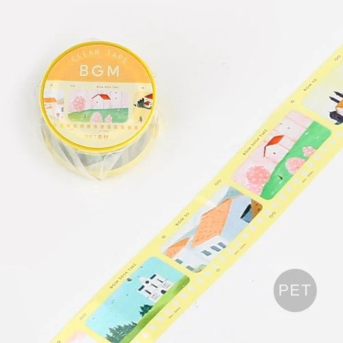 BGM Film Series 30mm Clear Masking Tape / BGM - Image 8