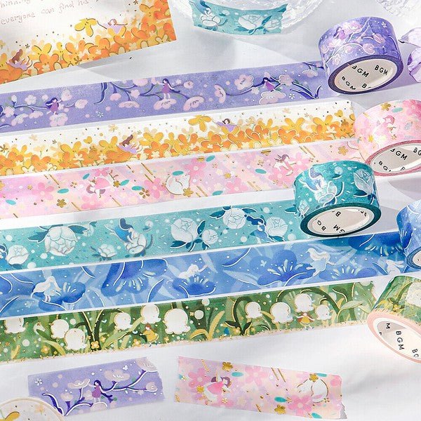 BGM Flower Tale Series 20mm Foil Masking Tape / BGM - Image 8