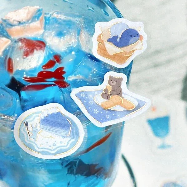 BGM Foil Stamping "Afternoon Tea Party" Stickers / Background Music - Image 6