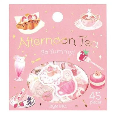 BGM Foil Stamping "Afternoon Tea Party" Stickers / Background Music - Image 7