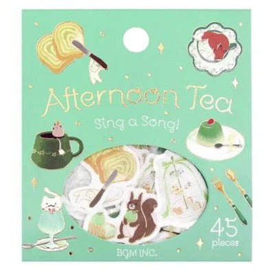 BGM Foil Stamping "Afternoon Tea Party" Stickers / Background Music - Image 9