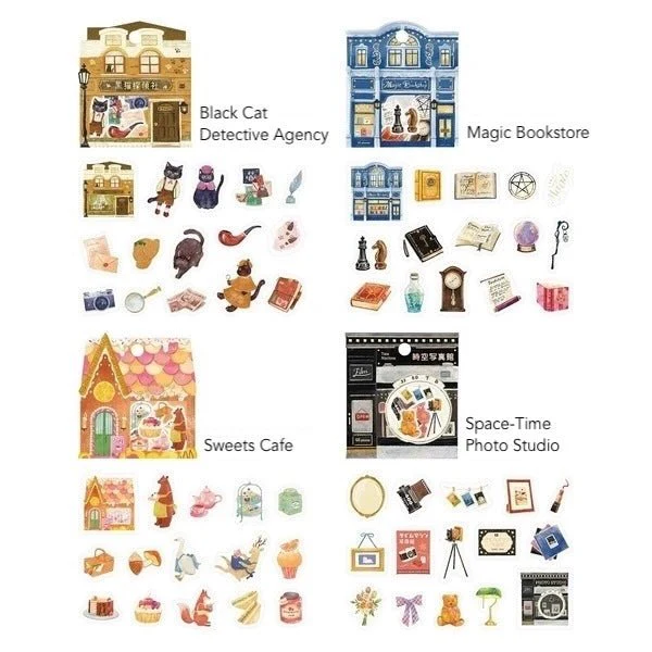 BGM Foil Stamping "Fantasy Shopping Arcade" Stickers / BGM - Image 5
