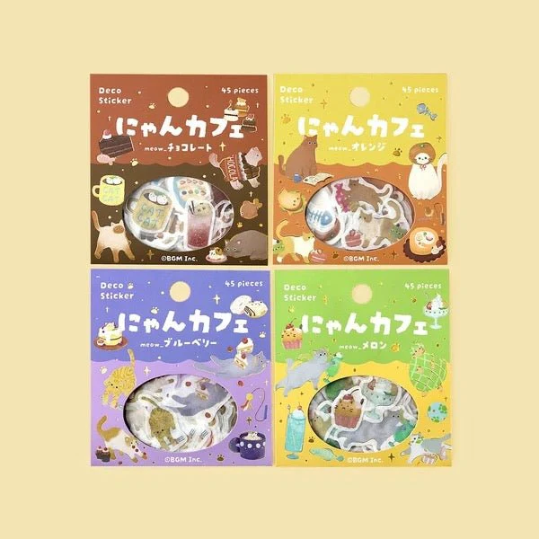BGM Foil Stamping "Nyan Cafe" Stickers / BGM - Image 10