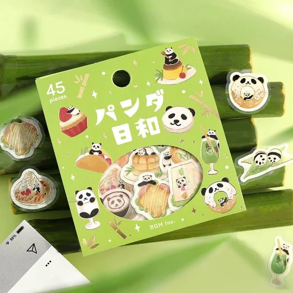 BGM Foil Stamping "Panda Biyori" Stickers / BGM - Image 10