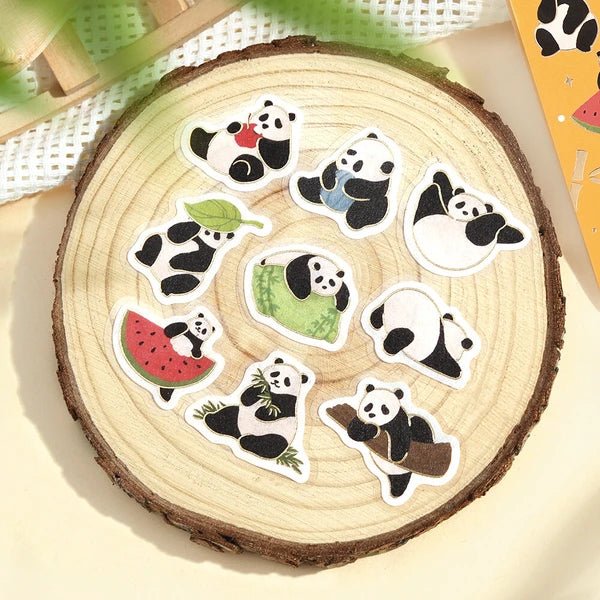 BGM Foil Stamping "Panda Biyori" Stickers / BGM - Image 3