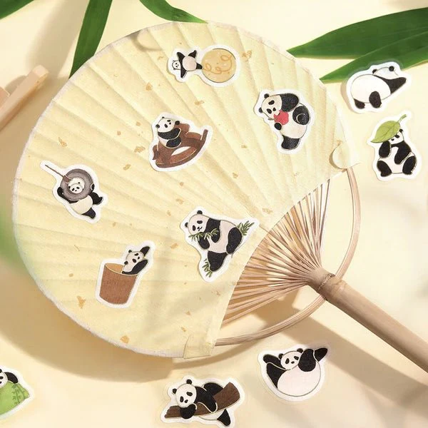 BGM Foil Stamping "Panda Biyori" Stickers / BGM - Image 4